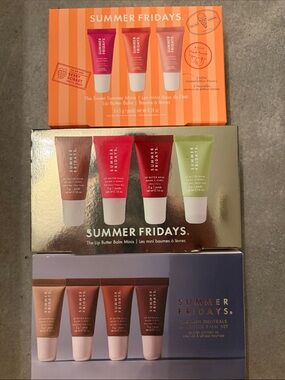 Summer Fridays bundle set of all 3 Lip Butter Mini Sets